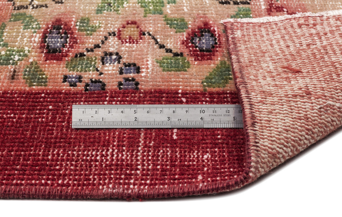 Retro Over Dyed Vintage Rug 5&#39;7&#39;&#39; x 9&#39;1&#39;&#39; ft 170 x 277 cm