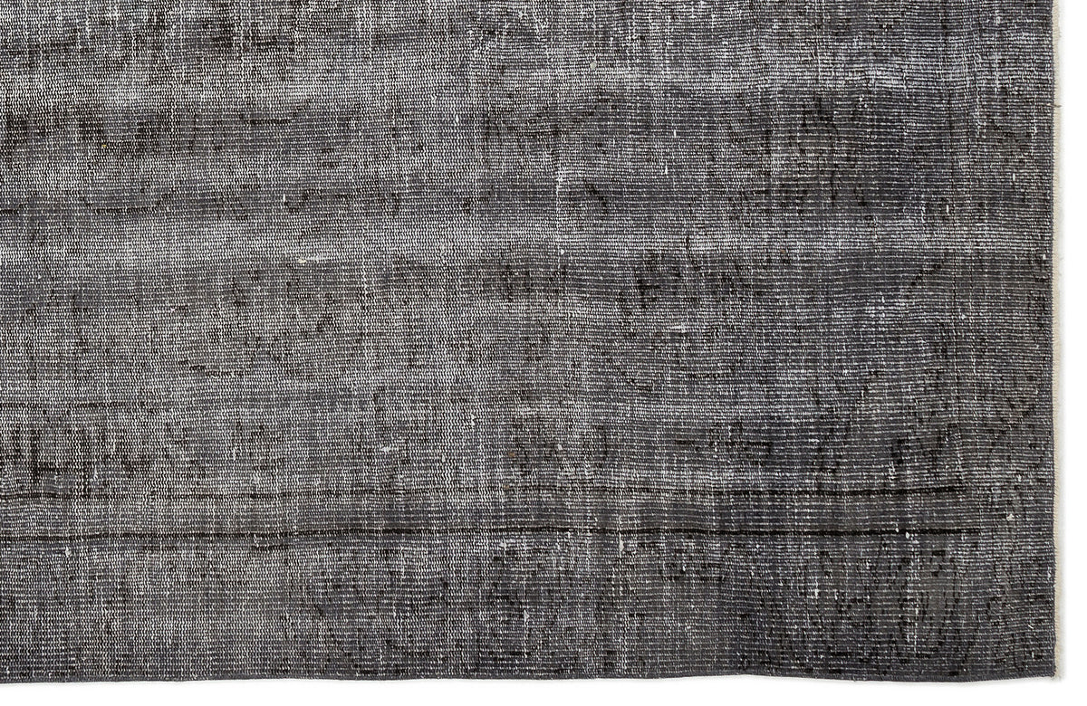Gray Over Dyed Vintage Rug 5&#39;9&#39;&#39; x 9&#39;8&#39;&#39; ft 174 x 294 cm