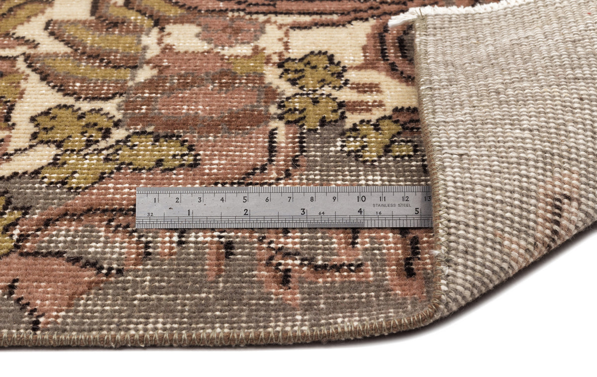 Naturel Over Dyed Vintage Rug 5&#39;1&#39;&#39; x 8&#39;11&#39;&#39; ft 154 x 273 cm