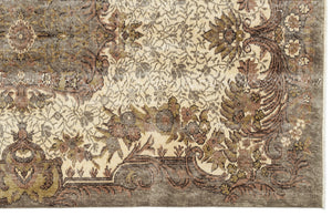 Naturel Over Dyed Vintage Rug 5'1'' x 8'11'' ft 154 x 273 cm