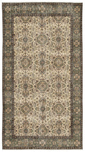 Naturel Over Dyed Vintage Rug 4'4'' x 7'11'' ft 132 x 242 cm