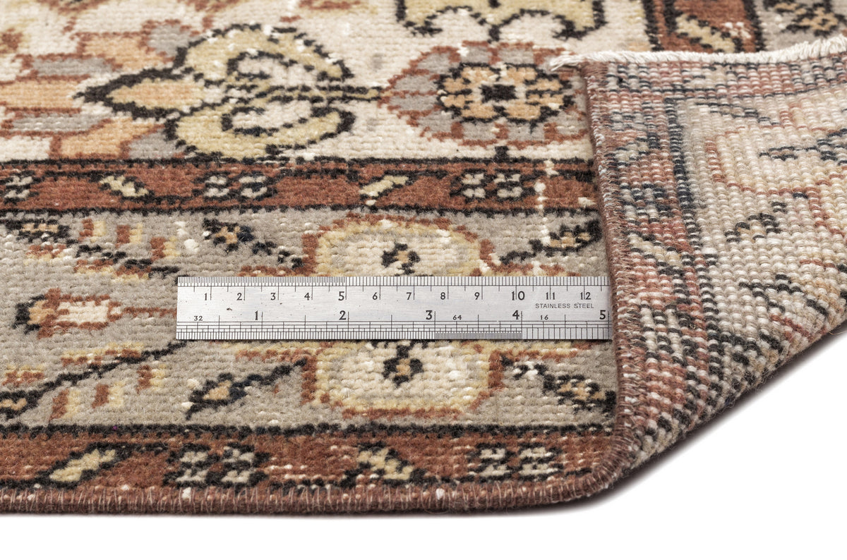 Naturel Over Dyed Vintage Rug 5&#39;3&#39;&#39; x 8&#39;10&#39;&#39; ft 160 x 270 cm