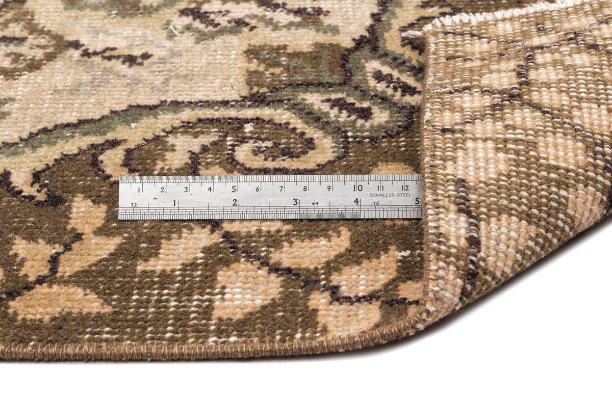 Naturel Over Dyed Vintage Rug 5&#39;7&#39;&#39; x 9&#39;1&#39;&#39; ft 170 x 276 cm