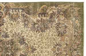 Naturel Over Dyed Vintage Rug 5'1'' x 8'11'' ft 154 x 272 cm