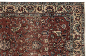 Naturel Over Dyed Vintage Rug 5'5'' x 8'10'' ft 165 x 269 cm