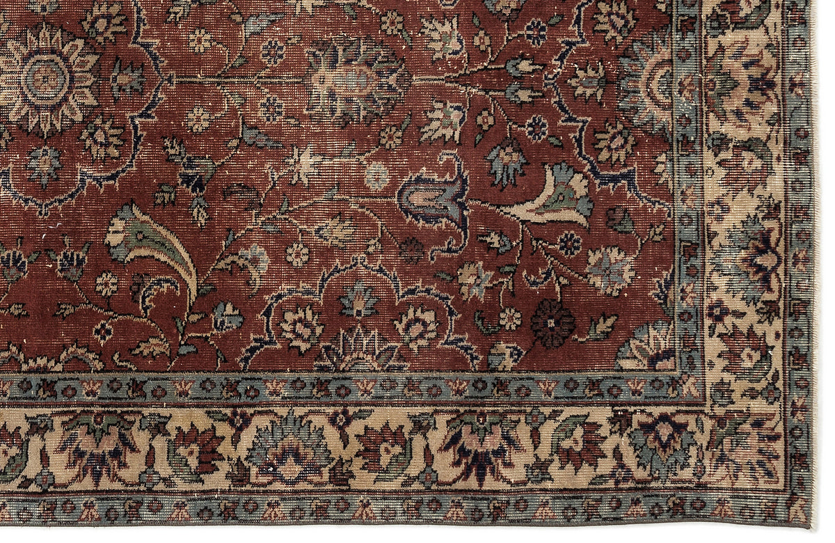 Naturel Over Dyed Vintage Rug 5&#39;5&#39;&#39; x 8&#39;10&#39;&#39; ft 165 x 269 cm