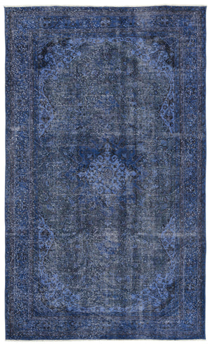 Naturel Over Dyed Vintage Rug 5'7'' x 9'3'' ft 171 x 283 cm