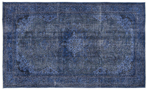 Naturel Over Dyed Vintage Rug 5'7'' x 9'3'' ft 171 x 283 cm