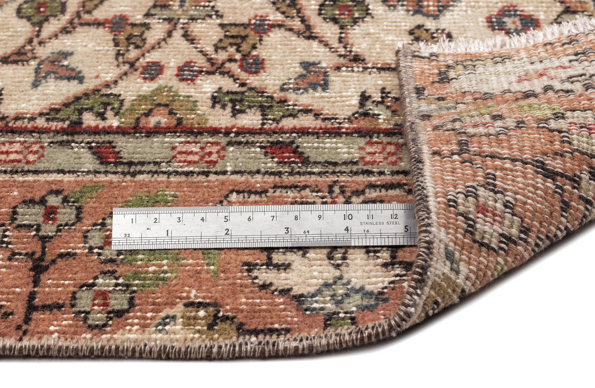 Naturel Over Dyed Vintage Rug 5&#39;7&#39;&#39; x 9&#39;0&#39;&#39; ft 169 x 275 cm
