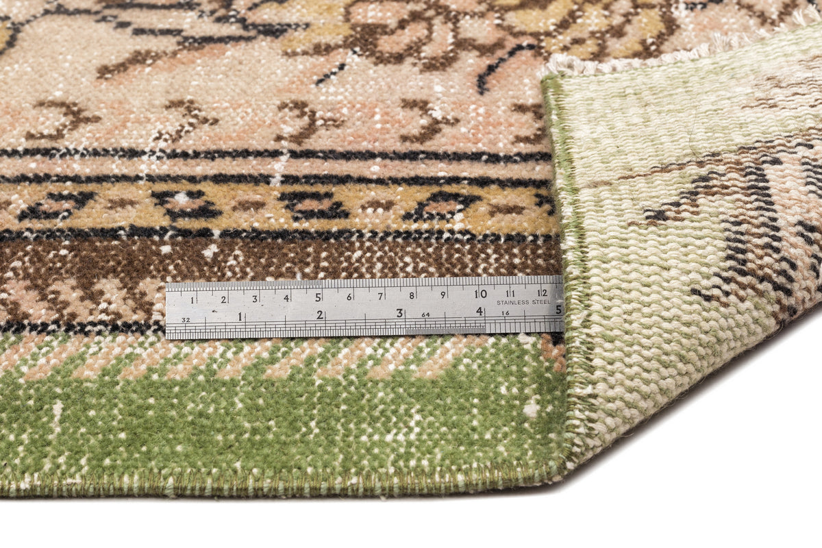 Naturel Over Dyed Vintage Rug 5&#39;4&#39;&#39; x 8&#39;6&#39;&#39; ft 163 x 260 cm