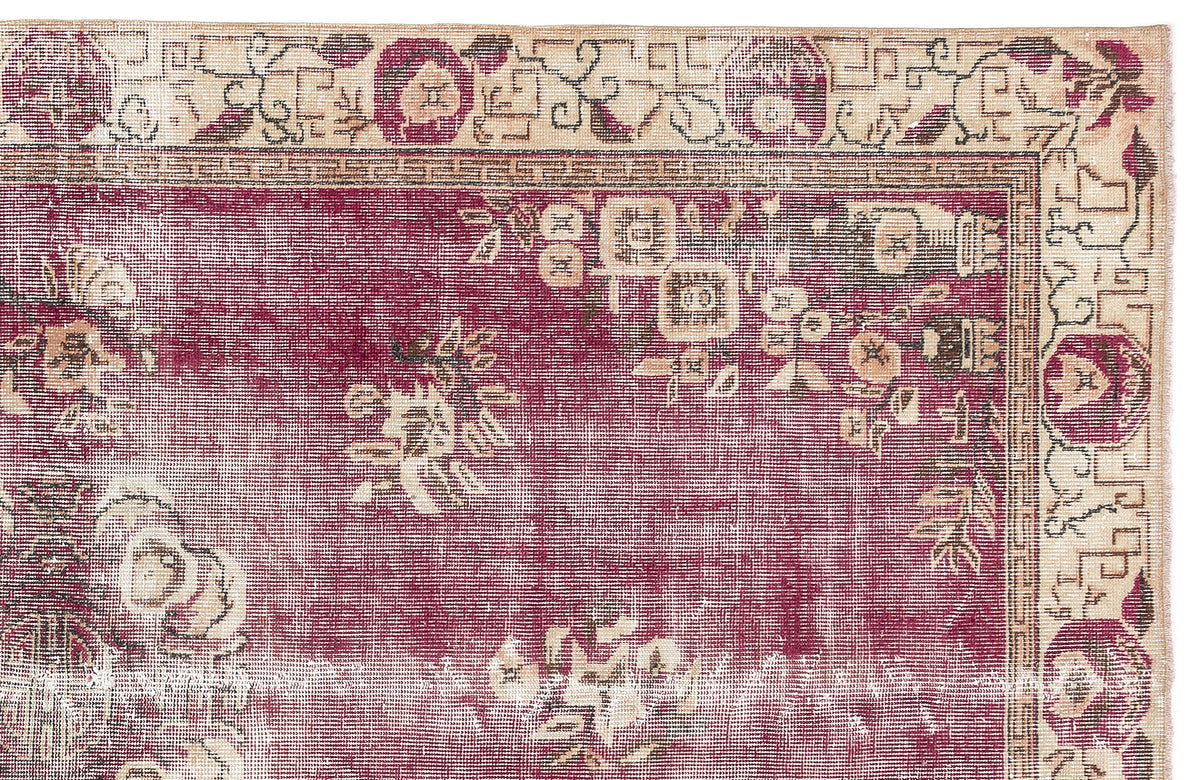 Naturel Over Dyed Vintage Rug 5&#39;3&#39;&#39; x 9&#39;1&#39;&#39; ft 160 x 276 cm