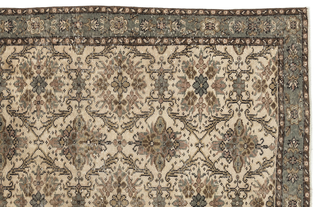 Naturel Over Dyed Vintage Rug 5'12'' x 10'0'' ft 182 x 306 cm