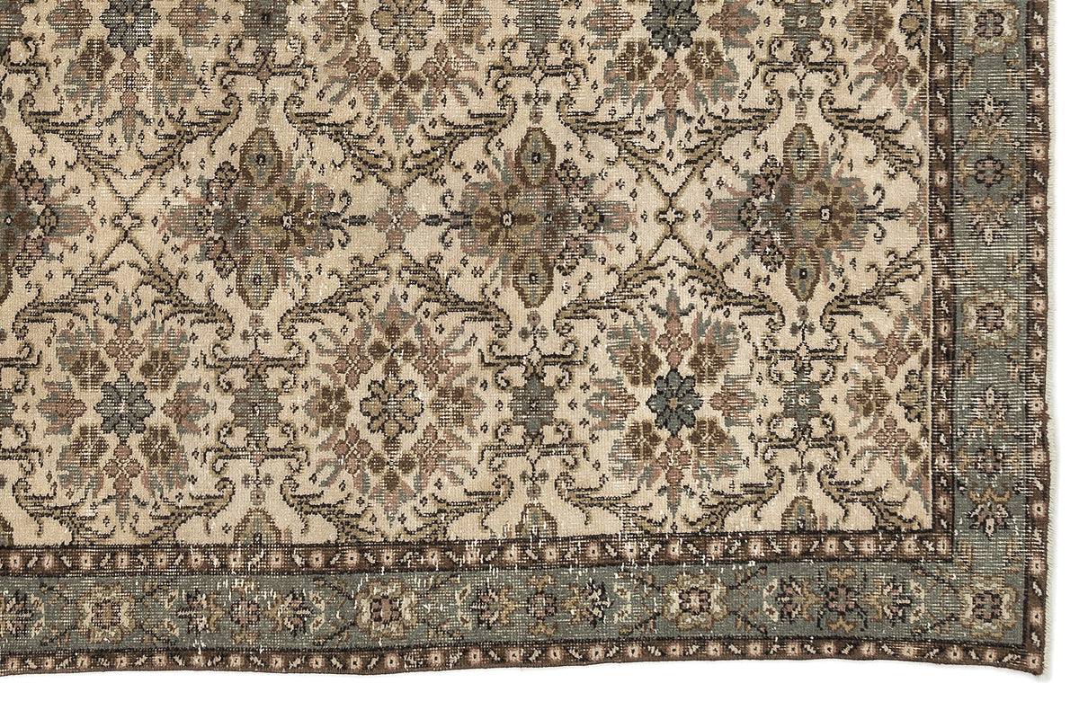 Naturel Over Dyed Vintage Rug 5&#39;12&#39;&#39; x 10&#39;0&#39;&#39; ft 182 x 306 cm