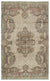 Naturel Over Dyed Vintage Rug 5'8'' x 9'5'' ft 172 x 286 cm