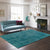 Turquoıse Over Dyed Rug | Plain Rug | Turkish Rug | Hand Weaving Rug  | Bedroom Rug | Wool Rug | Colored Rug | Retro Rug | Naturel Rug | Decorative Vintage Rug | Boho Rug I 6'5'' x 10'2'' ft 196 x 310 cm