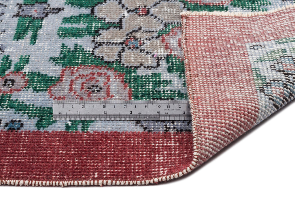 Retro Over Dyed Vintage Rug 5'3'' x 9'2'' ft 160 x 280 cm