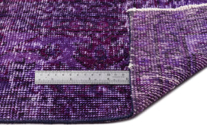 Purple Over Dyed Vintage Rug 5'9'' x 9'11'' ft 175 x 301 cm