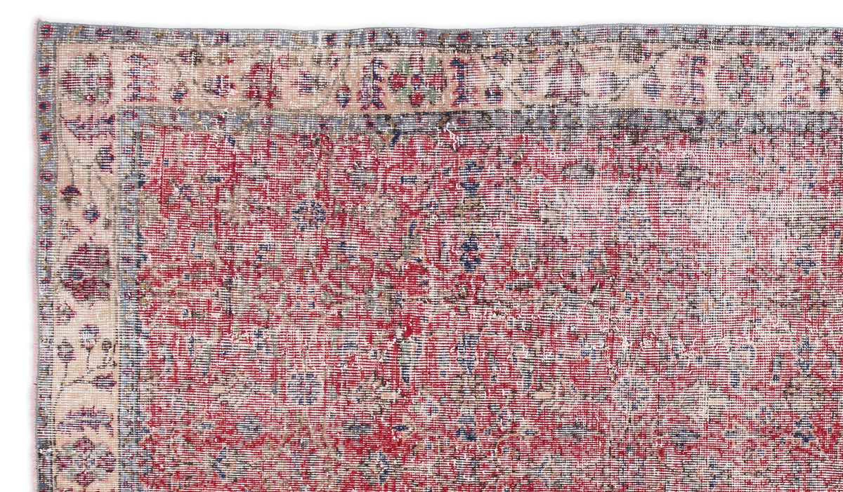Naturel Over Dyed Vintage Rug 5&#39;3&#39;&#39; x 9&#39;1&#39;&#39; ft 161 x 276 cm