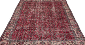 Naturel Over Dyed Vintage Rug 5'6'' x 9'1'' ft 167 x 278 cm