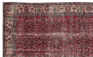 Naturel Over Dyed Vintage Rug 5'6'' x 9'1'' ft 167 x 278 cm