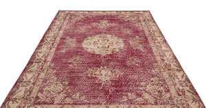 Naturel Over Dyed Vintage Rug 6'4'' x 10'8'' ft 194 x 325 cm