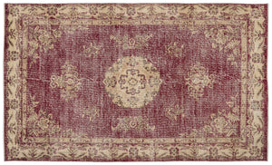 Naturel Over Dyed Vintage Rug 6'4'' x 10'8'' ft 194 x 325 cm