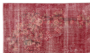 Retro Over Dyed Vintage Rug 5'3'' x 9'0'' ft 160 x 275 cm