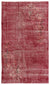 Retro Over Dyed Vintage Rug 5'3'' x 9'0'' ft 160 x 275 cm