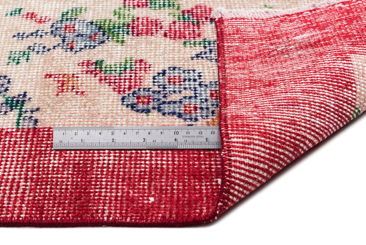 Retro Over Dyed Vintage Rug 5&#39;5&#39;&#39; x 8&#39;8&#39;&#39; ft 165 x 264 cm