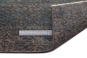 Gray Over Dyed Vintage Rug 5'3'' x 8'11'' ft 160 x 272 cm