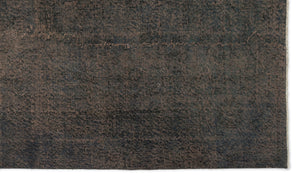 Gray Over Dyed Vintage Rug 5'3'' x 8'11'' ft 160 x 272 cm