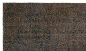 Gray Over Dyed Vintage Rug 5'3'' x 8'11'' ft 160 x 272 cm