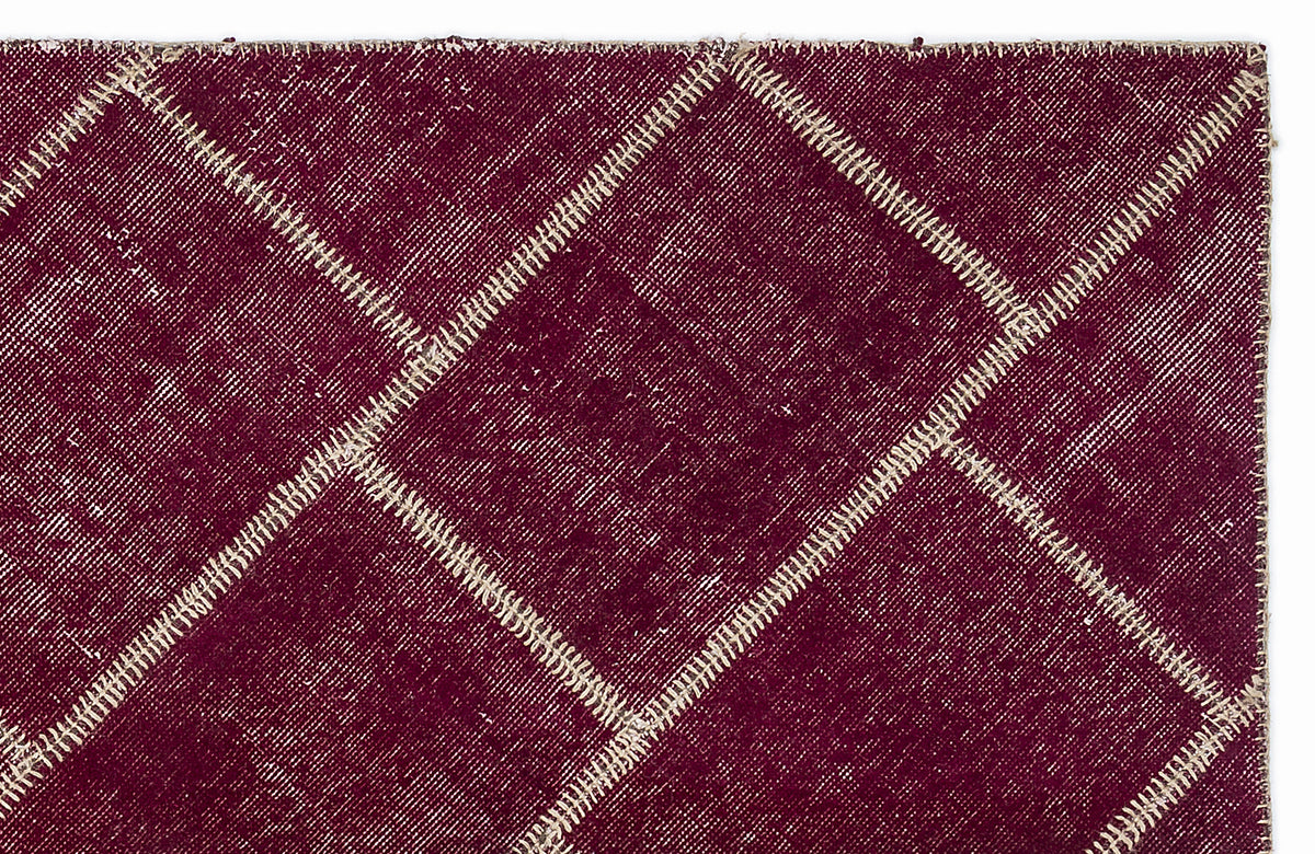 Mixed Over Dyed Kilim Patchwork Unique Rug 3&#39;11&#39;&#39; x 5&#39;11&#39;&#39; ft 120 x 180 cm