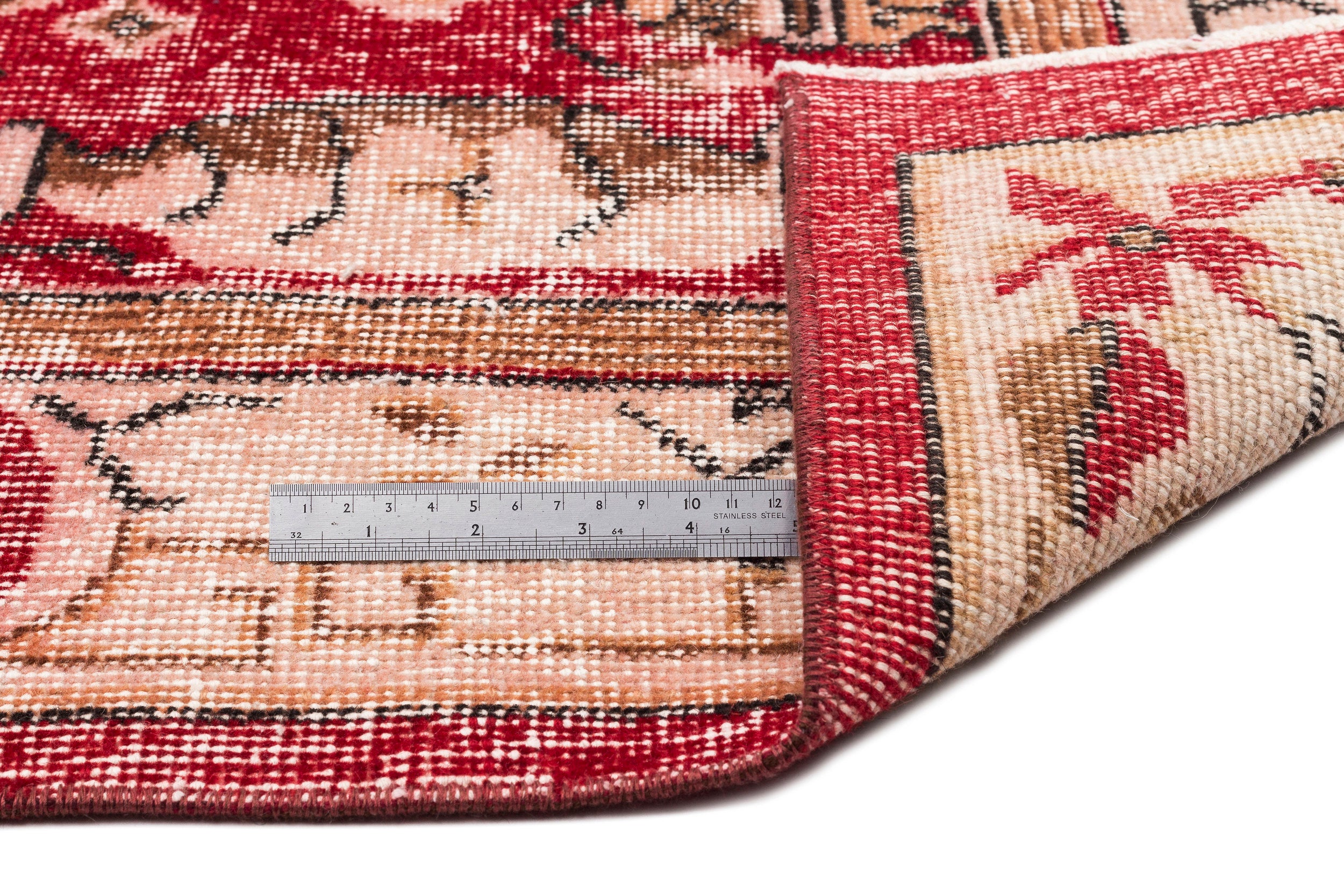 Naturel Over Dyed Vintage Rug 5'10'' x 9'8'' ft 178 x 295 cm