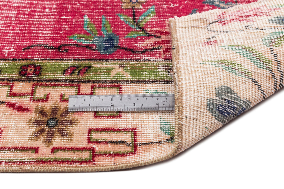 Naturel Over Dyed Vintage Rug 5&#39;2&#39;&#39; x 8&#39;12&#39;&#39; ft 158 x 274 cm