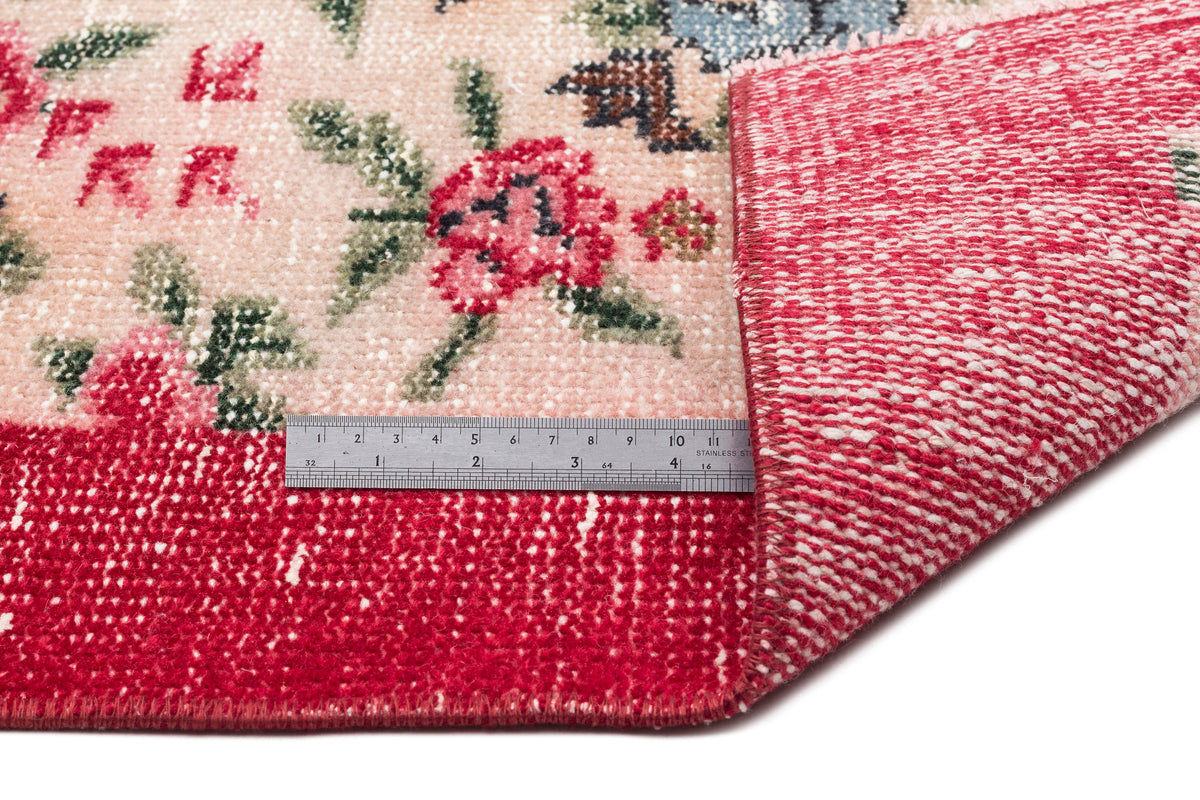 Retro Over Dyed Vintage Rug 5&#39;7&#39;&#39; x 8&#39;11&#39;&#39; ft 170 x 272 cm