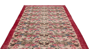 Retro Over Dyed Vintage Rug 5'7'' x 8'11'' ft 170 x 272 cm