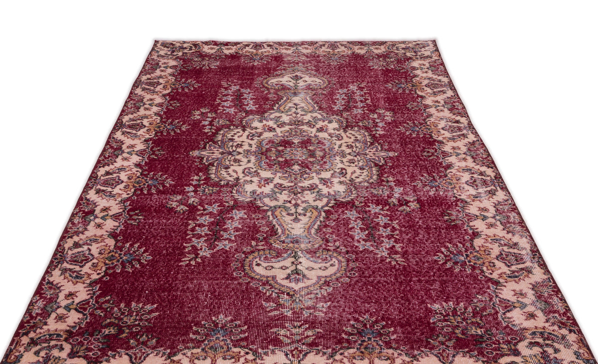 Naturel Over Dyed Vintage Rug 5&#39;2&#39;&#39; x 8&#39;10&#39;&#39; ft 157 x 270 cm