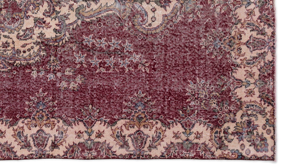 Naturel Over Dyed Vintage Rug 5&#39;2&#39;&#39; x 8&#39;10&#39;&#39; ft 157 x 270 cm