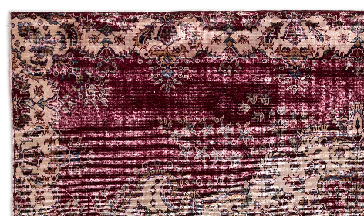Naturel Over Dyed Vintage Rug 5&#39;2&#39;&#39; x 8&#39;10&#39;&#39; ft 157 x 270 cm