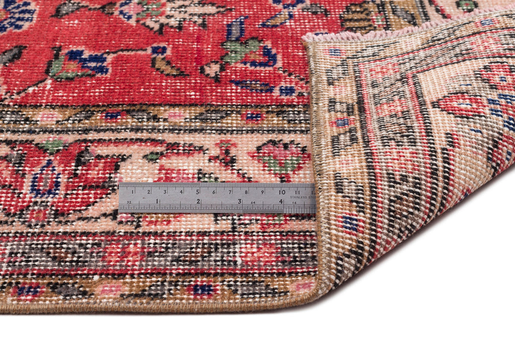 Naturel Over Dyed Vintage Rug 5'5'' x 9'6'' ft 164 x 289 cm