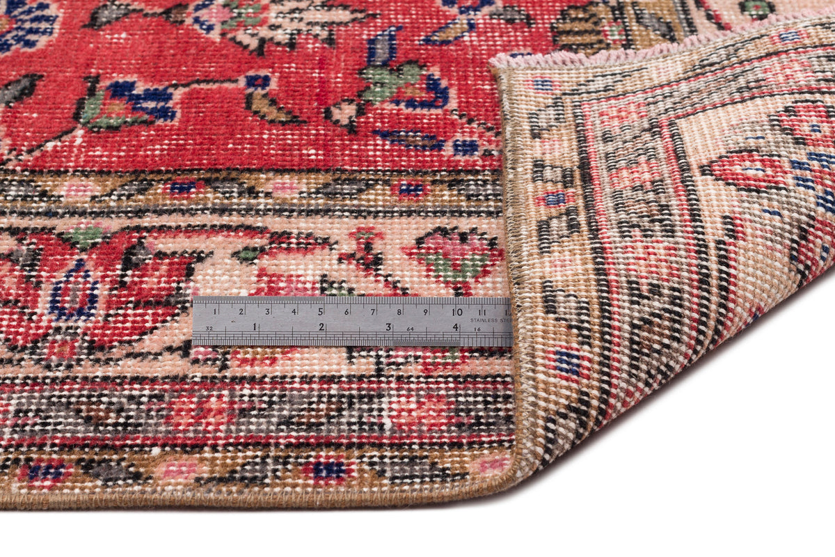 Naturel Over Dyed Vintage Rug 5&#39;5&#39;&#39; x 9&#39;6&#39;&#39; ft 164 x 289 cm