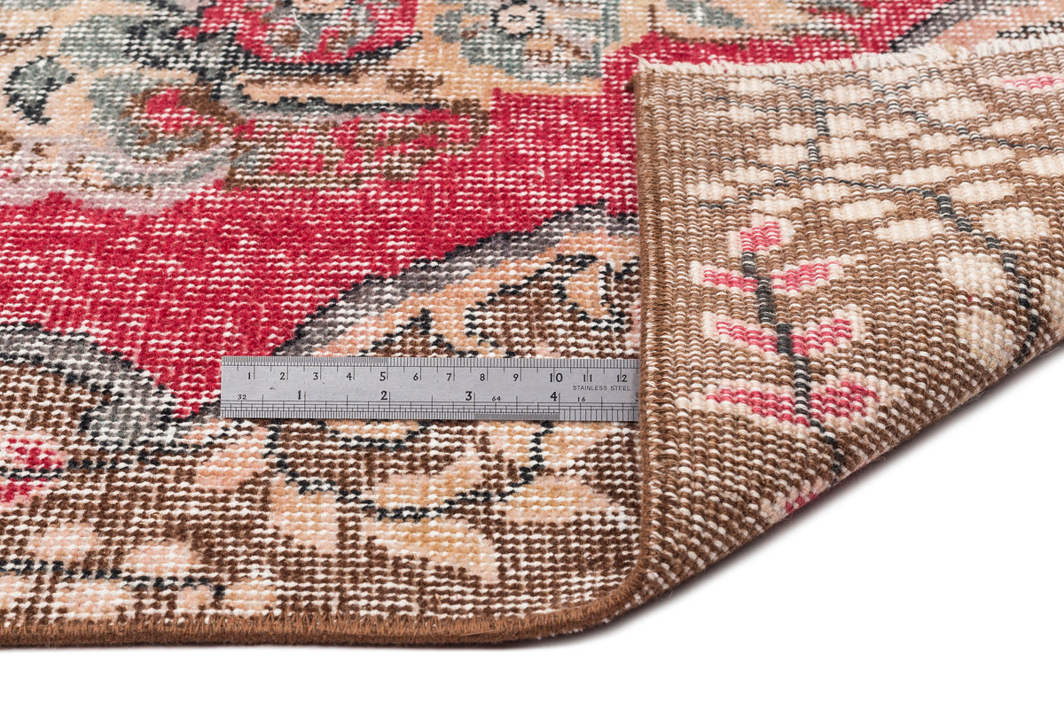 Naturel Over Dyed Vintage Rug 5&#39;9&#39;&#39; x 9&#39;6&#39;&#39; ft 176 x 290 cm