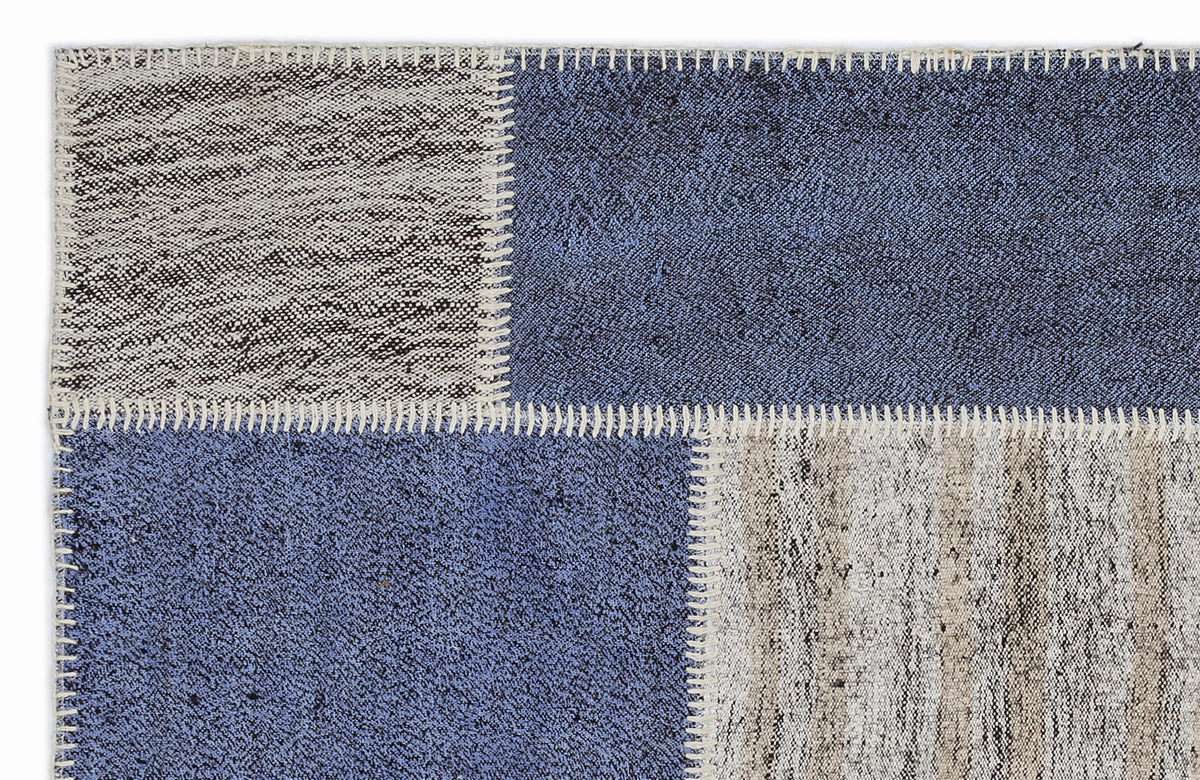 Mixed Over Dyed Kilim Patchwork Unique Rug 3&#39;11&#39;&#39; x 5&#39;11&#39;&#39; ft 120 x 180 cm