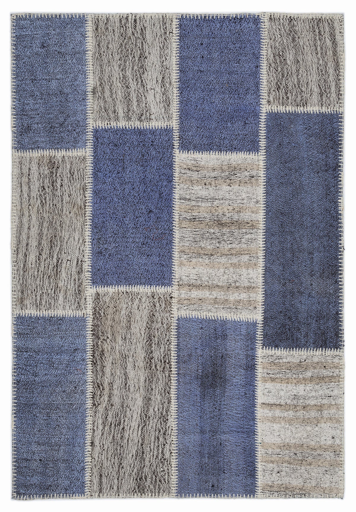 Mixed Over Dyed Kilim Patchwork Unique Rug 3&#39;11&#39;&#39; x 5&#39;11&#39;&#39; ft 120 x 180 cm