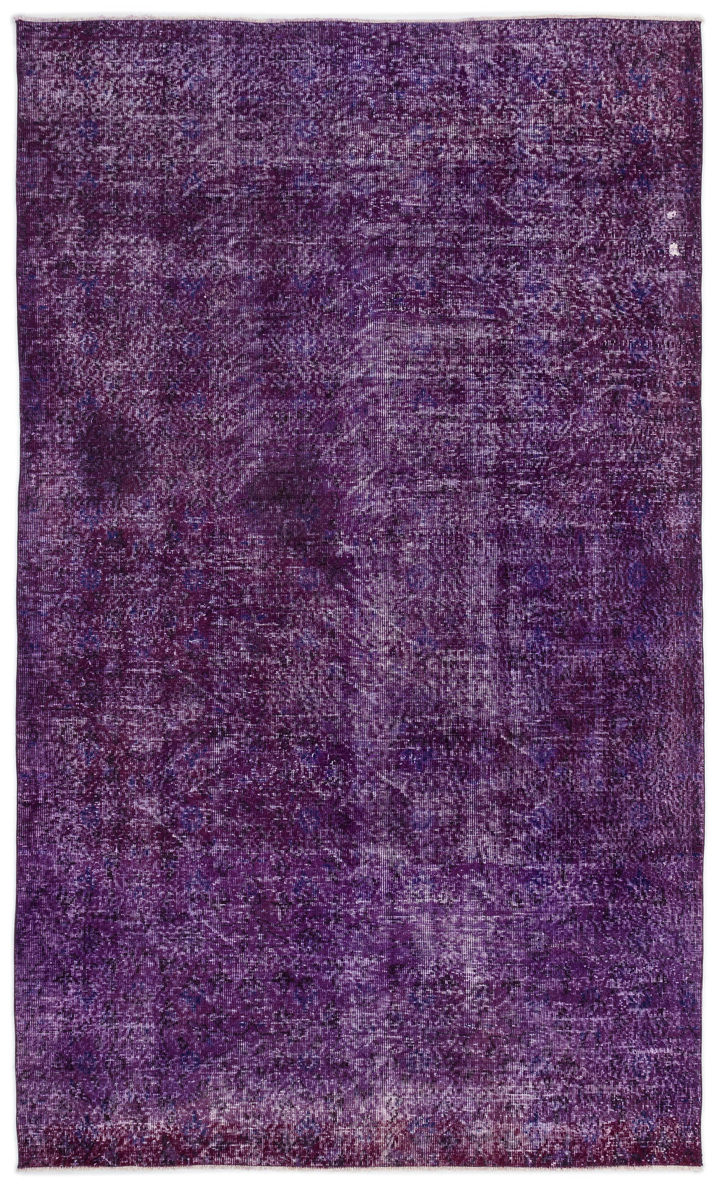 Purple Over Dyed Vintage Rug 5'10'' x 9'11'' ft 179 x 301 cm