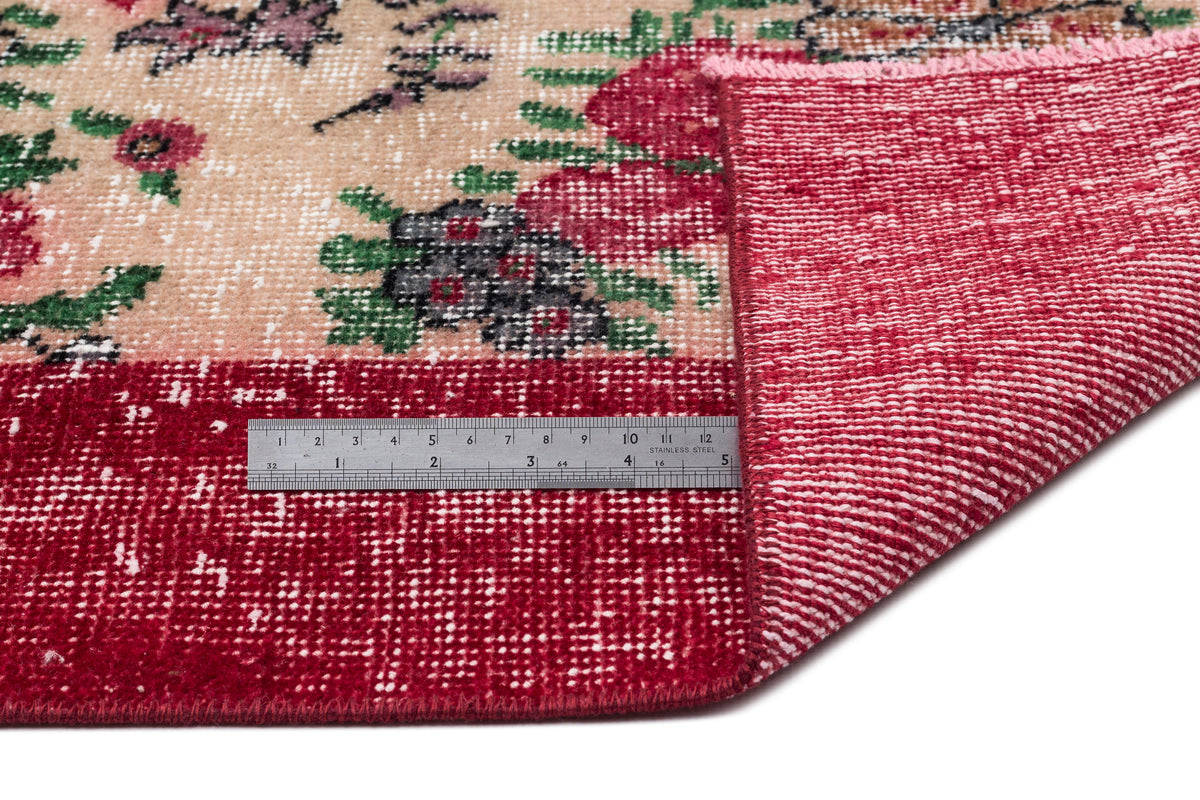 Retro Over Dyed Vintage Rug 5&#39;3&#39;&#39; x 8&#39;5&#39;&#39; ft 161 x 256 cm