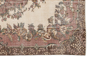 Naturel Over Dyed Vintage Rug 6'6'' x 9'9'' ft 199 x 297 cm