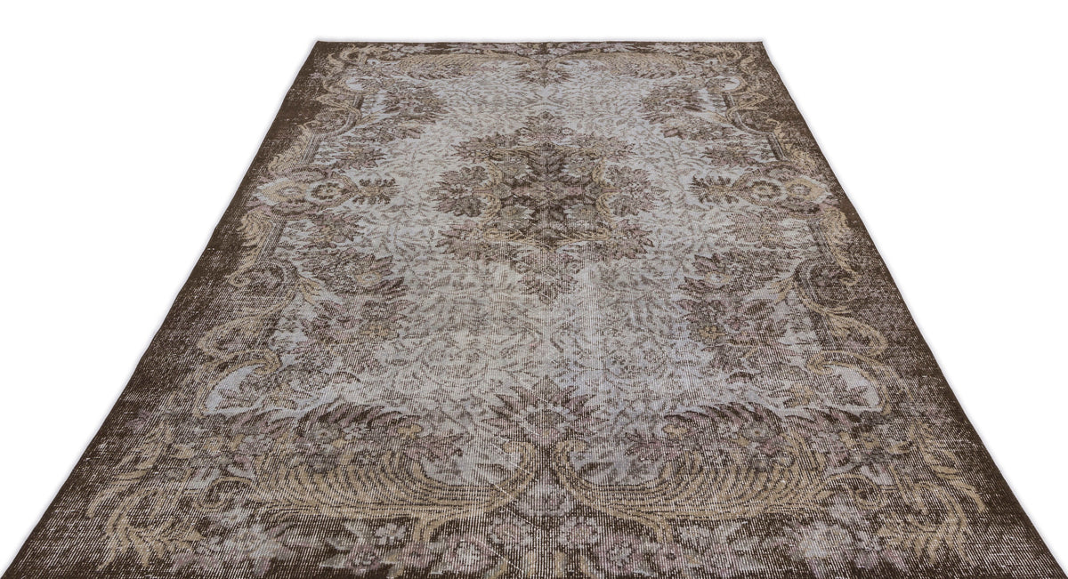 Naturel Over Dyed Vintage Rug 6&#39;0&#39;&#39; x 9&#39;9&#39;&#39; ft 183 x 298 cm