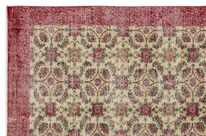 Retro Over Dyed Vintage Rug 6'9'' x 10'1'' ft 206 x 308 cm